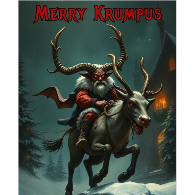 Fröhlicher Krampus-Dämon T-Shirt (Von Creator hochgeladen)