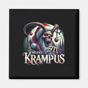 Fröhlicher Krampus Krampus Kommt In Die Stadt Horr Magnet