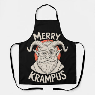 Fröhlicher Krampus Mythischer Weihnachten Xmas Fei Schürze
