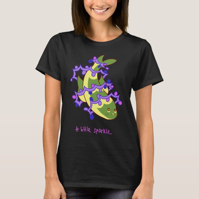 Fröhlicher Lavendelaufstieg T-Shirt (Vorderseite)