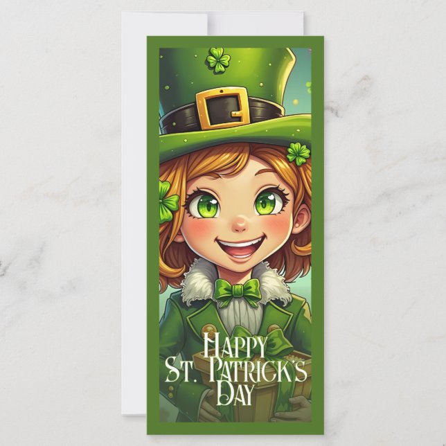 Fröhlicher Leprechaun - St. Patrick's Day Lucky Ch (Vorderseite)