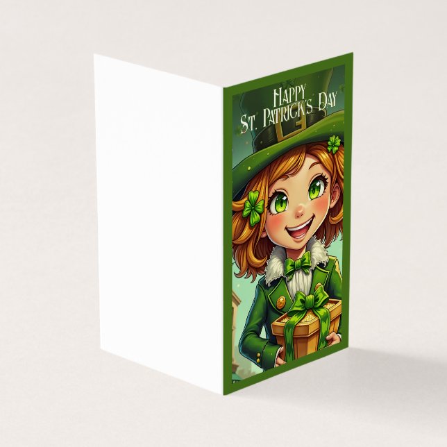 Fröhlicher Leprechaun - St. Patrick's Day Lucky Ch (Vorderseite)