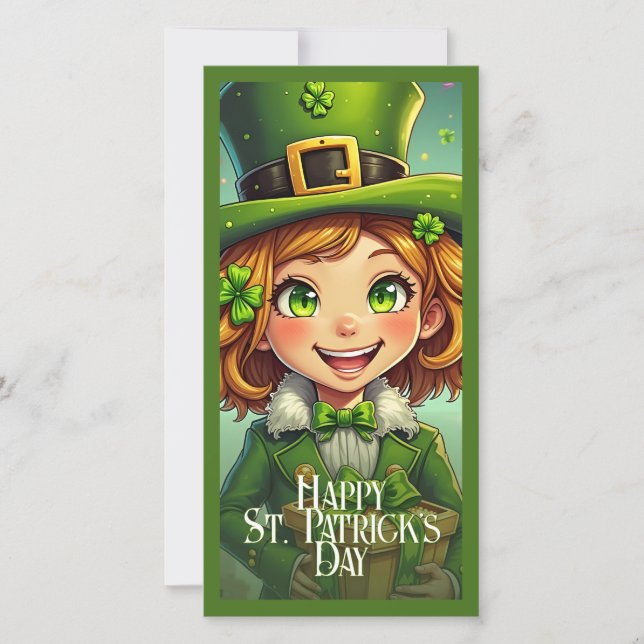 Fröhlicher Leprechaun - St. Patrick's Day Lucky Ch (Vorderseite)