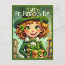 Fröhlicher Leprechaun - St. Patrick's Day Lucky Ch