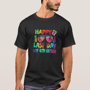 Fröhlicher letzter Tag der 4. Klasse Sonnenbrille T-Shirt