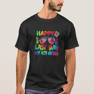 Fröhlicher letzter Tag der 4. Klasse Sonnenbrille  T-Shirt