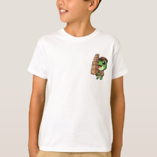 Fröhlicher Lieferfrosch Kinder T-Shirt
