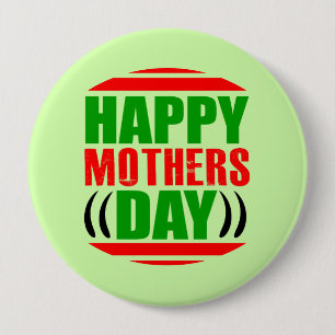 Fröhlicher Muttertag Button