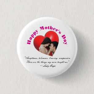 Fröhlicher Muttertag Button