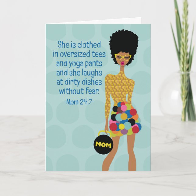 Fröhlicher Muttertag Dankeskarte (Vorderseite)