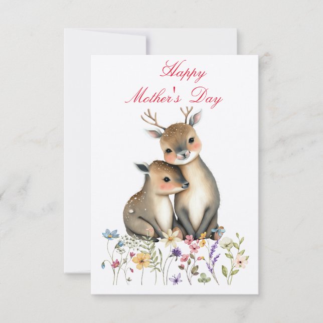 Fröhlicher Muttertag Dankeskarte (Vorderseite)