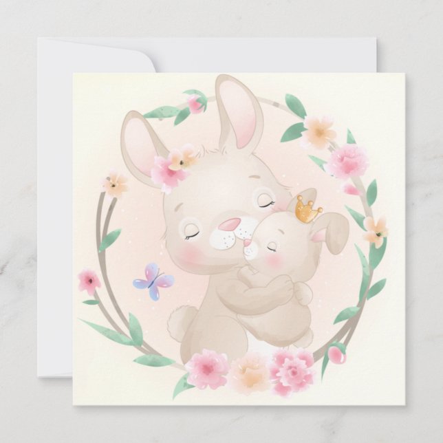 Fröhlicher Muttertag Feiertagskarte (Vorderseite)