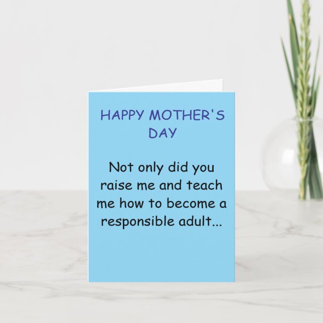 Fröhlicher Muttertag Feiertagskarte (Vorderseite)