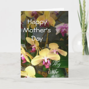 Fröhlicher Muttertag für meine Ehefrau Karte