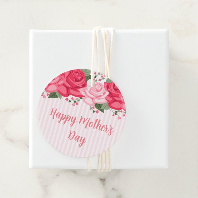 Fröhlicher Muttertag Geschenkanhänger (Beispiel)