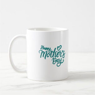 Fröhlicher Muttertag grün Kaffeetasse