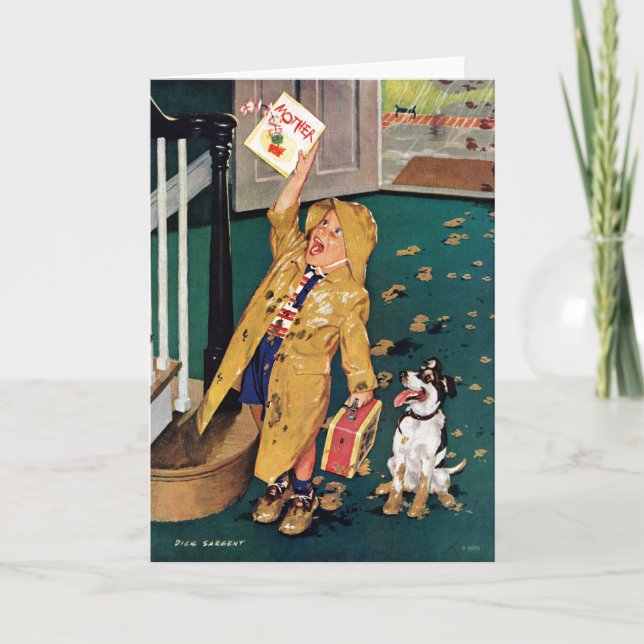 Fröhlicher Muttertag Karte (Vorderseite)