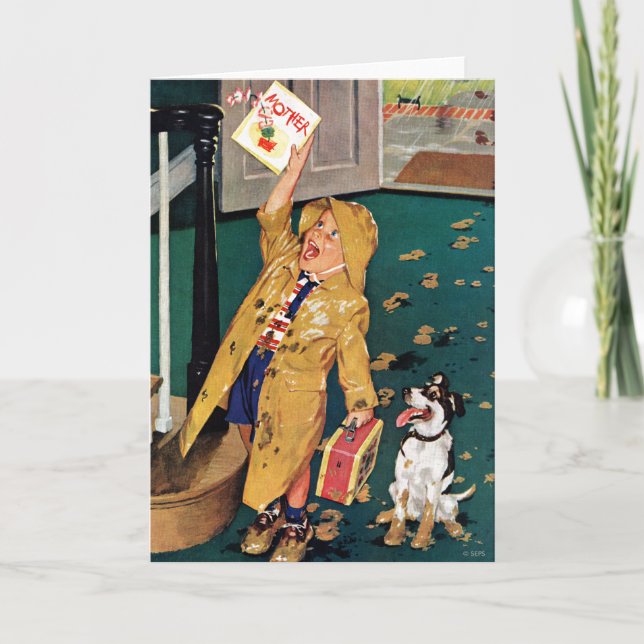 Fröhlicher Muttertag Karte (Vorderseite)