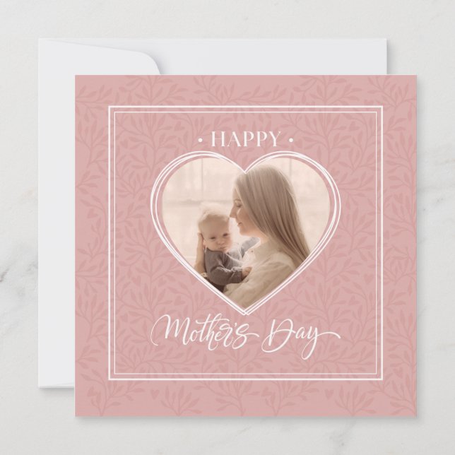 Fröhlicher Muttertag Karte (Rückseite)