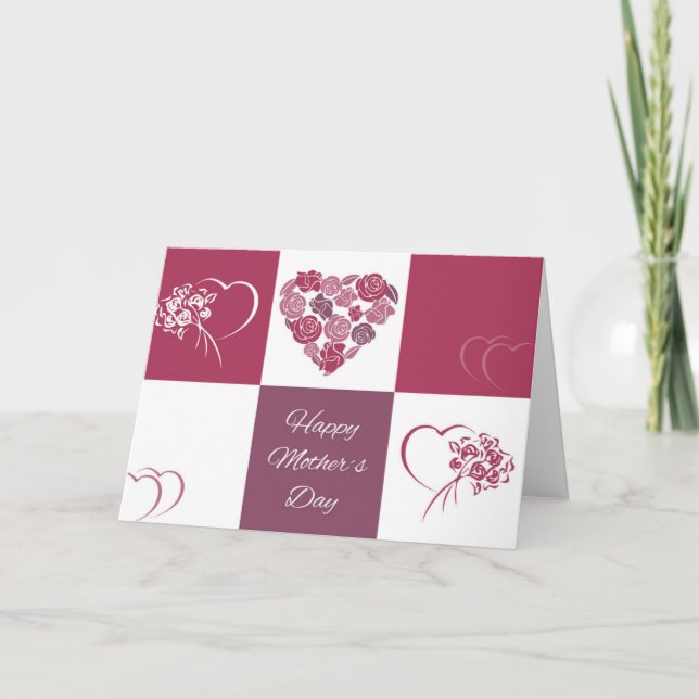 Fröhlicher Muttertag Karte (Vorderseite)