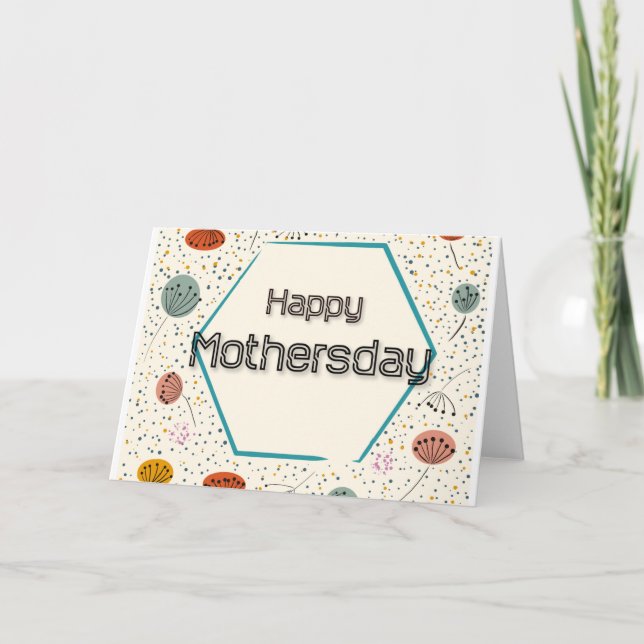 Fröhlicher Muttertag Karte (Vorderseite)