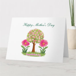 Fröhlicher Muttertag, Naturdesign Karte