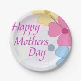 Fröhlicher Muttertag Pappteller