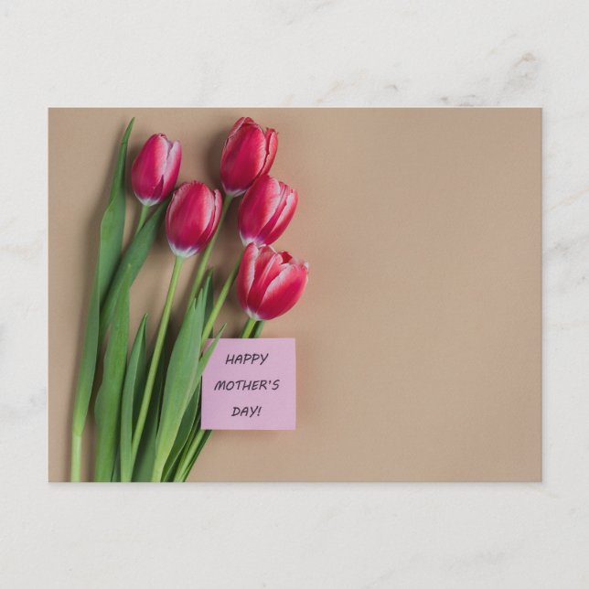 Fröhlicher Muttertag Postkarte (Vorderseite)