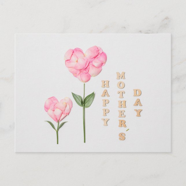 Fröhlicher Muttertag Postkarte (Vorderseite)