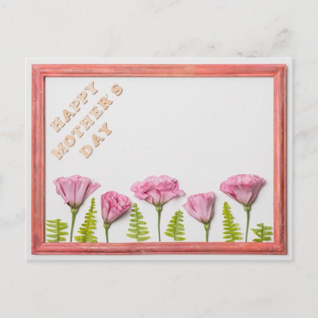 Fröhlicher Muttertag Postkarte (Vorderseite)