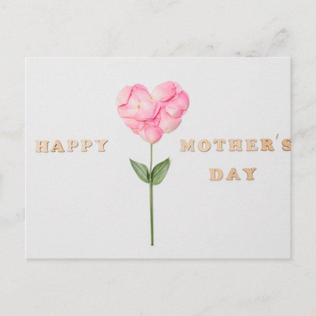 Fröhlicher Muttertag Postkarte (Vorderseite)
