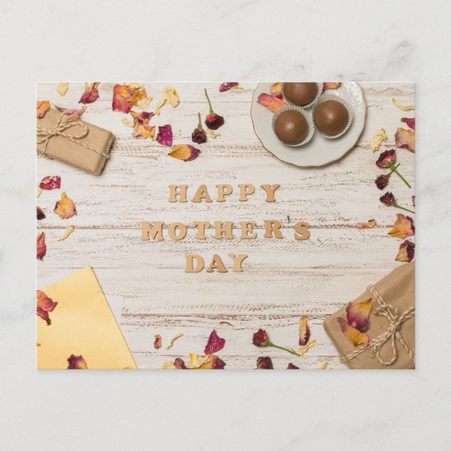 Fröhlicher Muttertag Postkarte (Vorderseite)