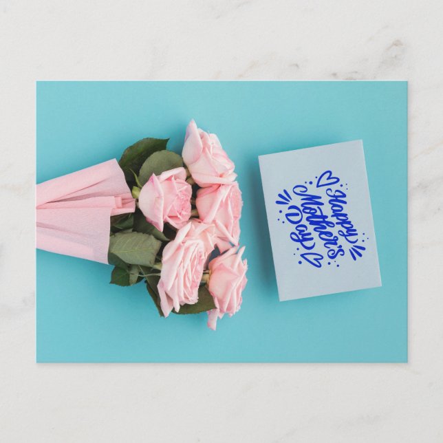 Fröhlicher Muttertag Postkarte (Vorderseite)