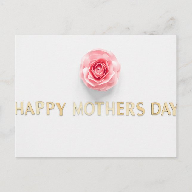 Fröhlicher Muttertag Postkarte (Vorderseite)
