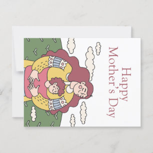 Fröhlicher Muttertag Postkarte