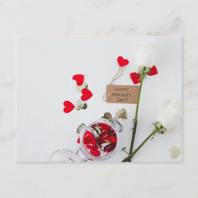 Fröhlicher Muttertag Postkarte (Vorderseite)