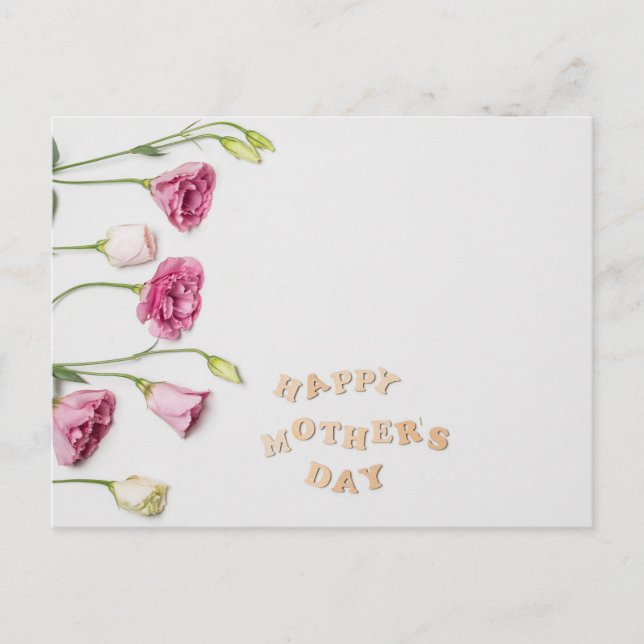 Fröhlicher Muttertag Postkarte (Vorderseite)