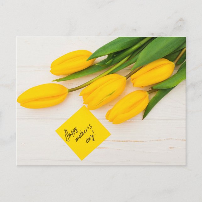 Fröhlicher Muttertag Postkarte (Vorderseite)