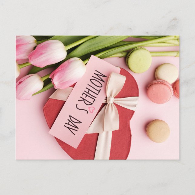 Fröhlicher Muttertag Postkarte (Vorderseite)