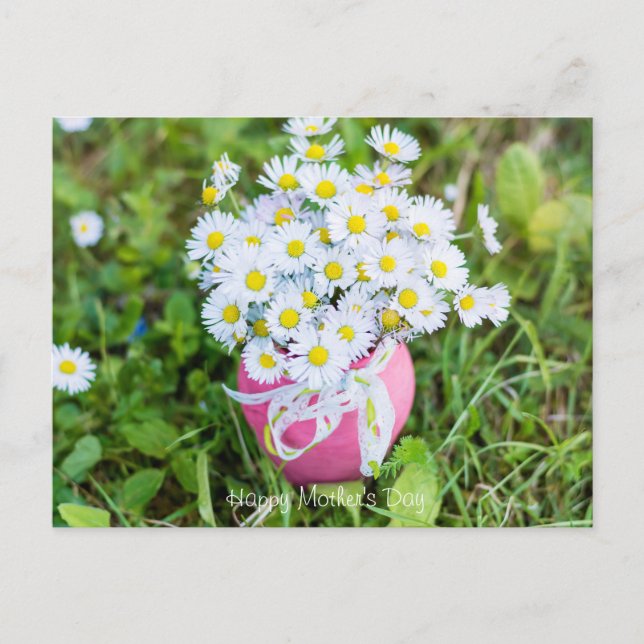 Fröhlicher Muttertag Postkarte (Vorderseite)