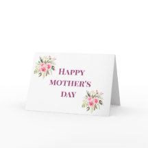 Fröhlicher Muttertag Rosa Blume Gruß