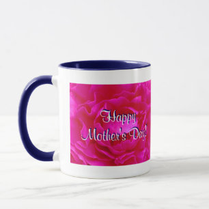 Fröhlicher Muttertag Rosa Rose III Tasse
