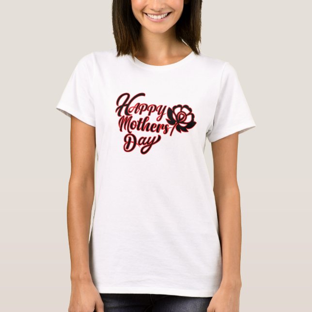 Fröhlicher Muttertag T-Shirt (Vorderseite)