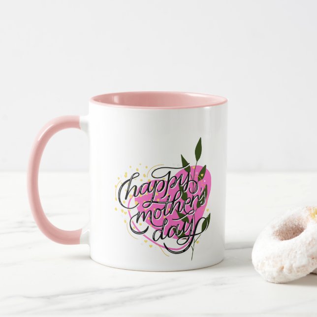 Fröhlicher Muttertag Tasse (Mit Donut)
