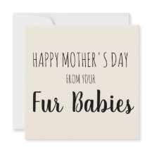 Fröhlicher Muttertag von deinen Babys