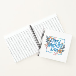 Fröhlicher Muttertagsrahmen | Notebook Notizbuch