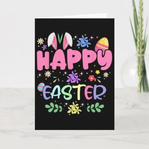 Fröhlicher Osterhase Frühling Ostern Ei Ostern Für Karte