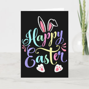 Fröhlicher Osterhase Frühling Ostern Ei Ostern Shi Karte