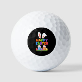 Fröhlicher Osterhase  Golfball