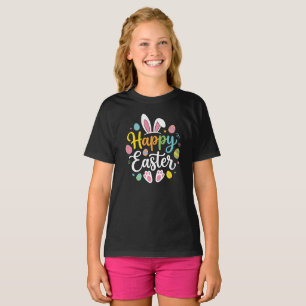 Fröhlicher Osterhase Kaninchen Lustiger Ostertag F T-Shirt